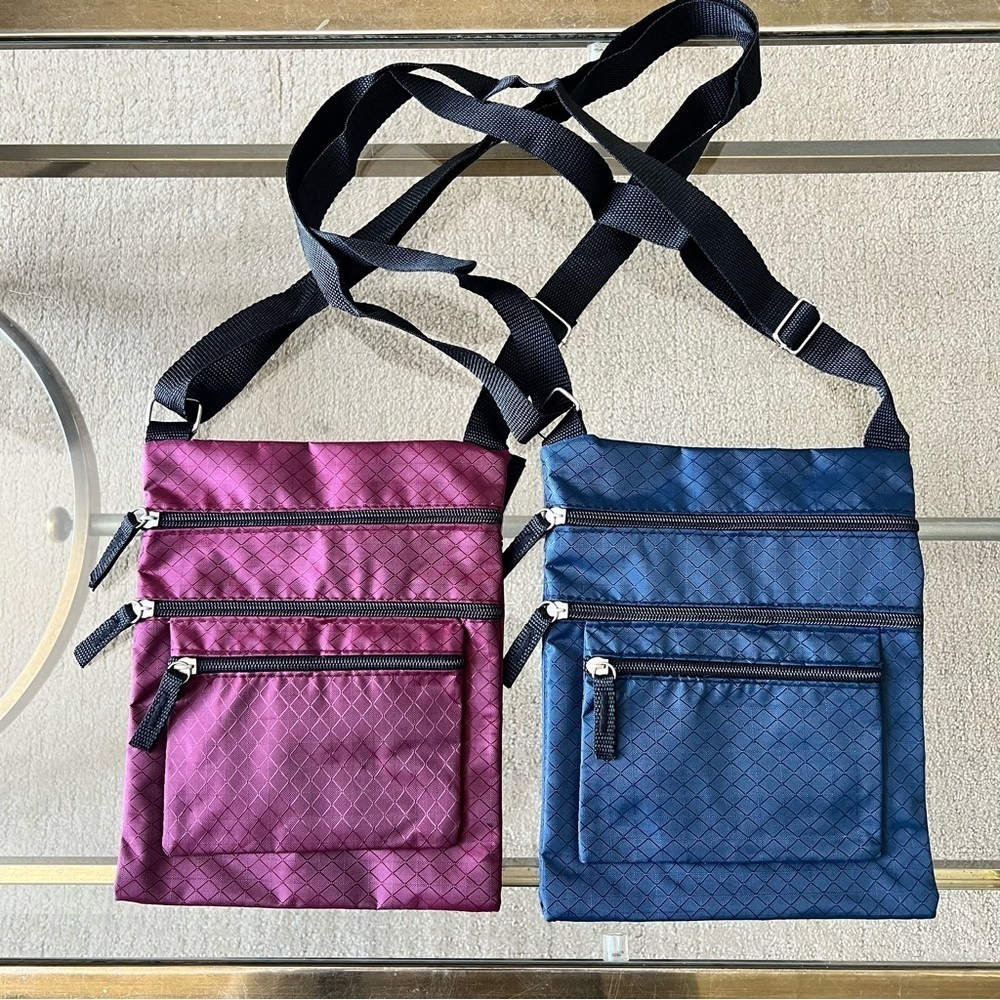 Stylish Crossbody Bags for Men - Purple and Blue
